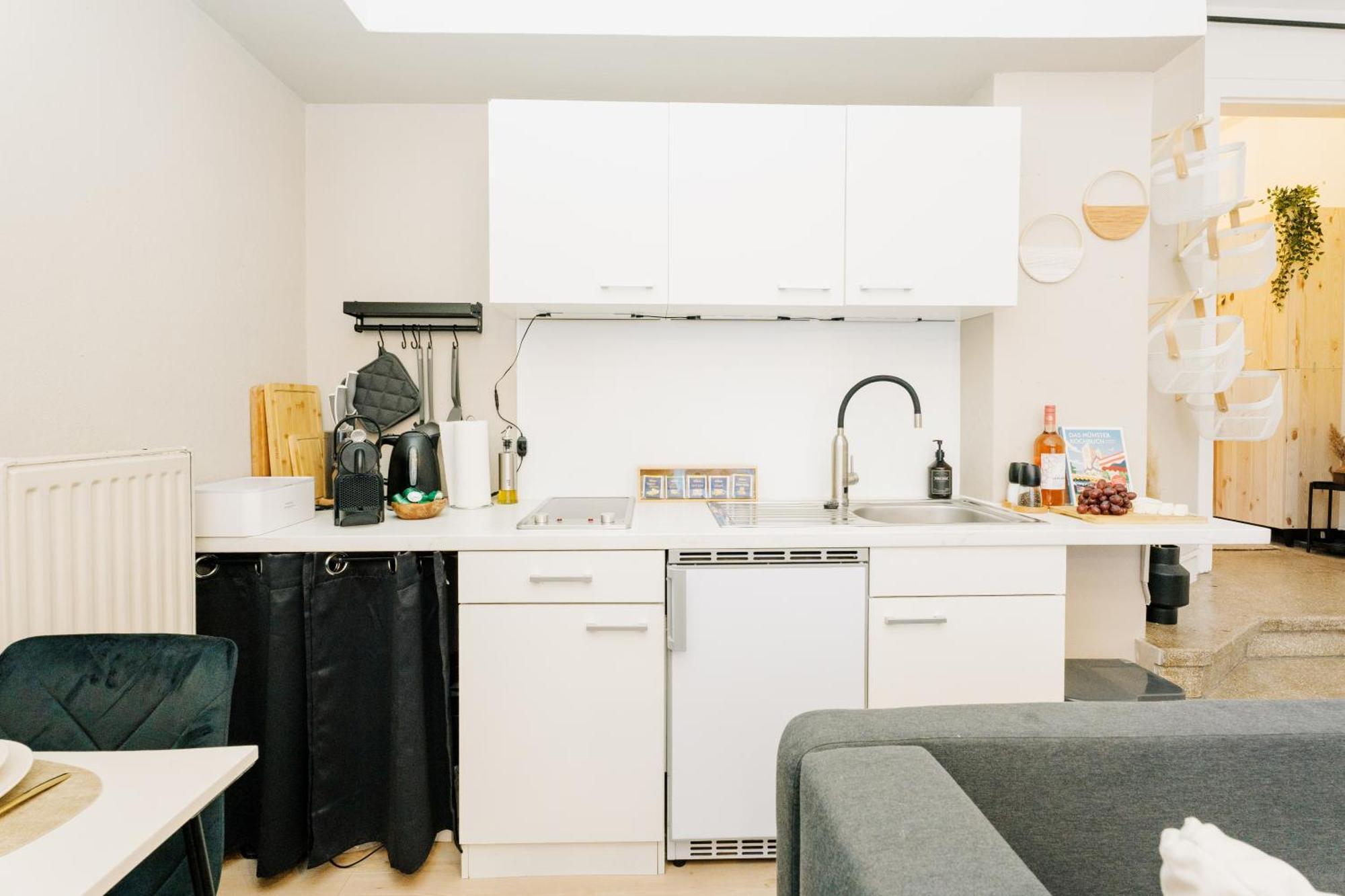 City-Apartment Kreuzviertel-Laedchen-60 Qm มึนสเทอร์ ภายนอก รูปภาพ